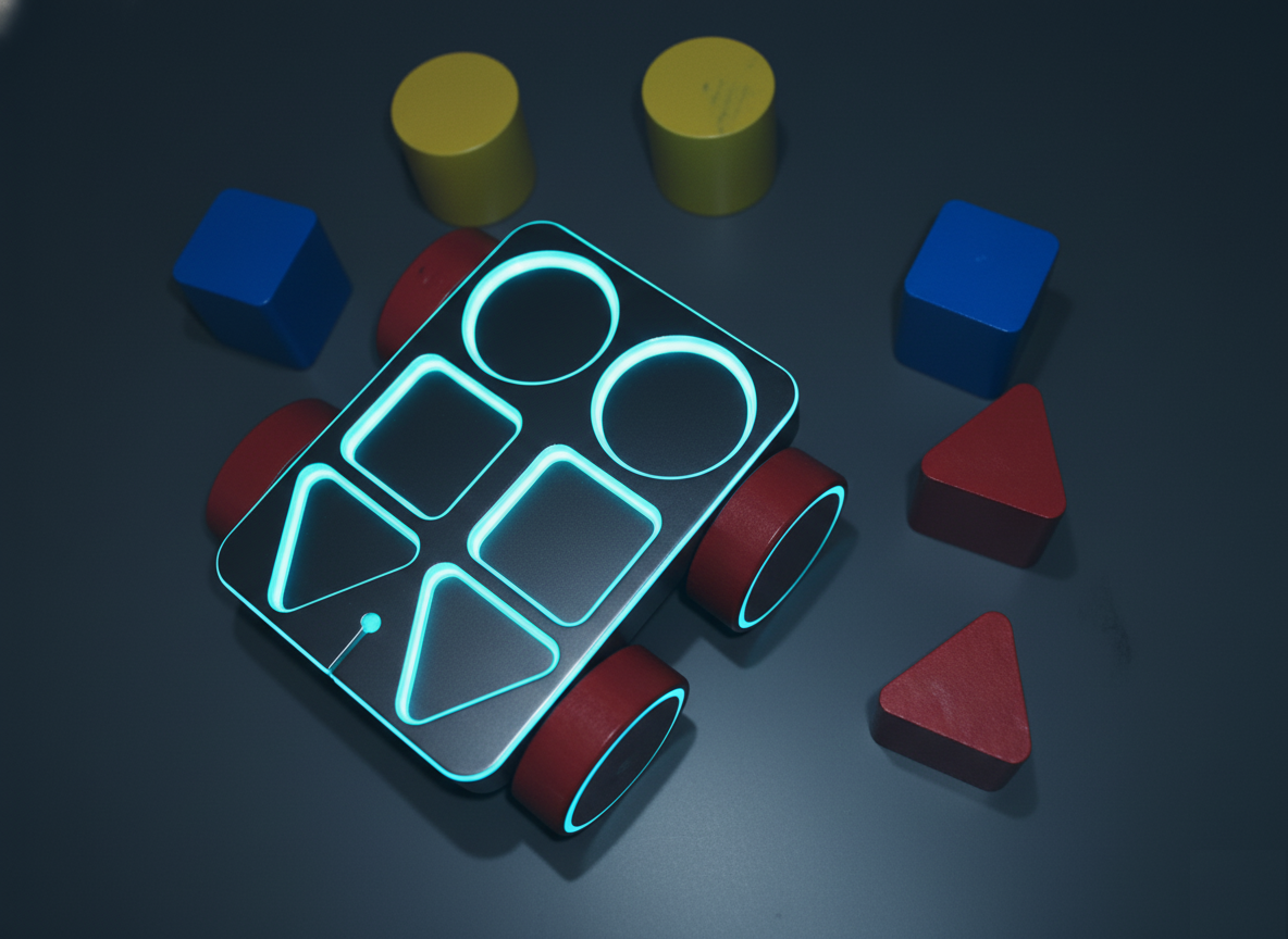 Juego de encajar piezas con formas geométricas